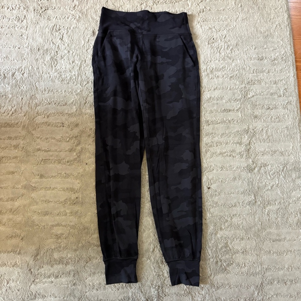 Lululemon Black Camouflage Joggers